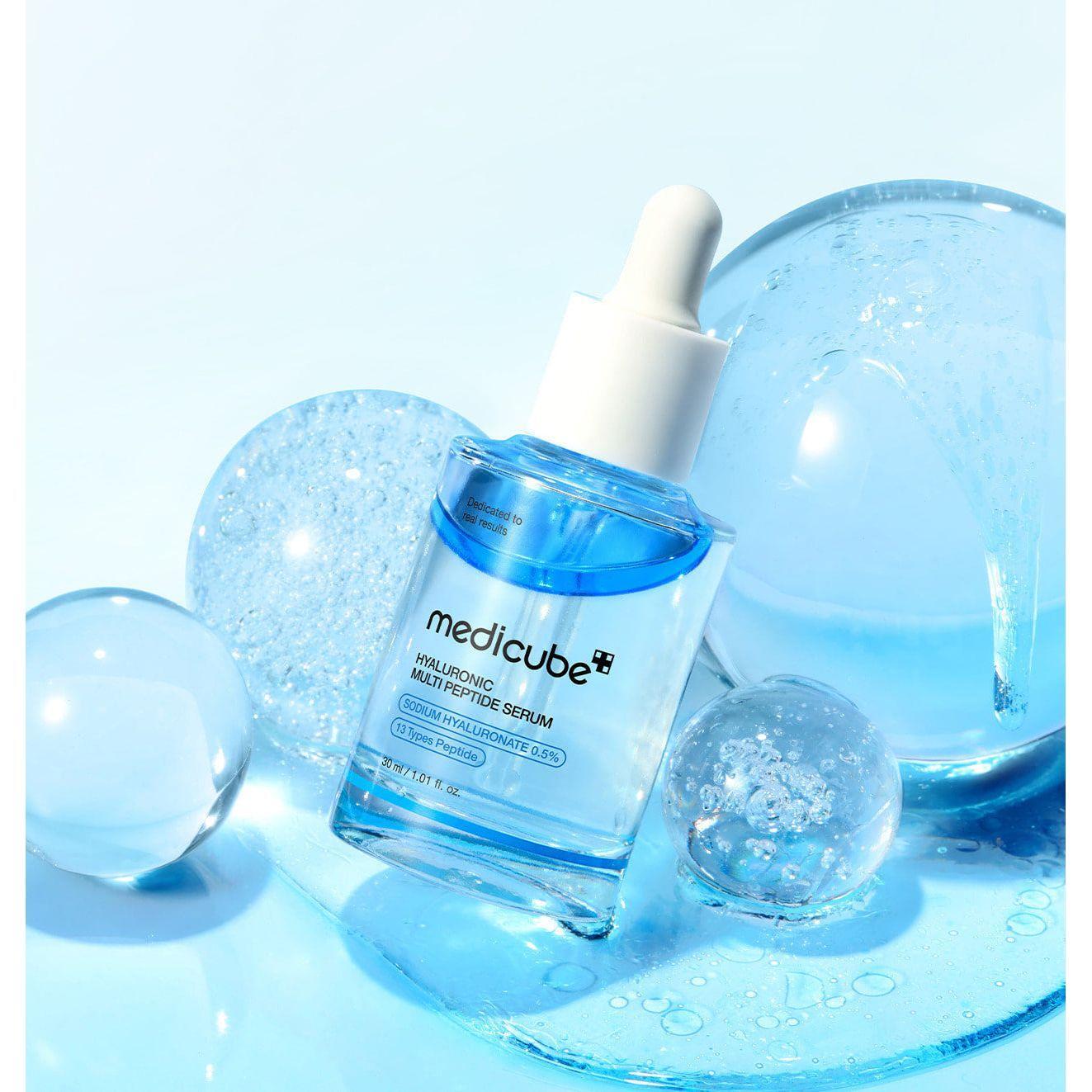 medicube Hyaluronic Multi Peptide Serum 30ml | Intense Hydration, Glow & Plumping Effect