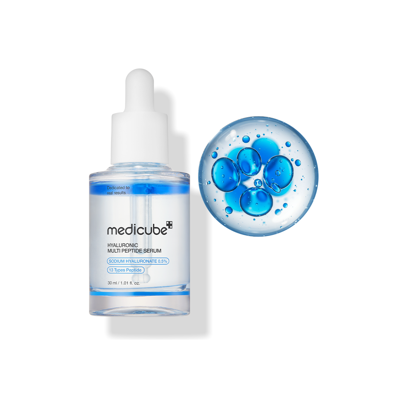 medicube Hyaluronic Multi Peptide Serum 30ml | Intense Hydration, Glow & Plumping Effect