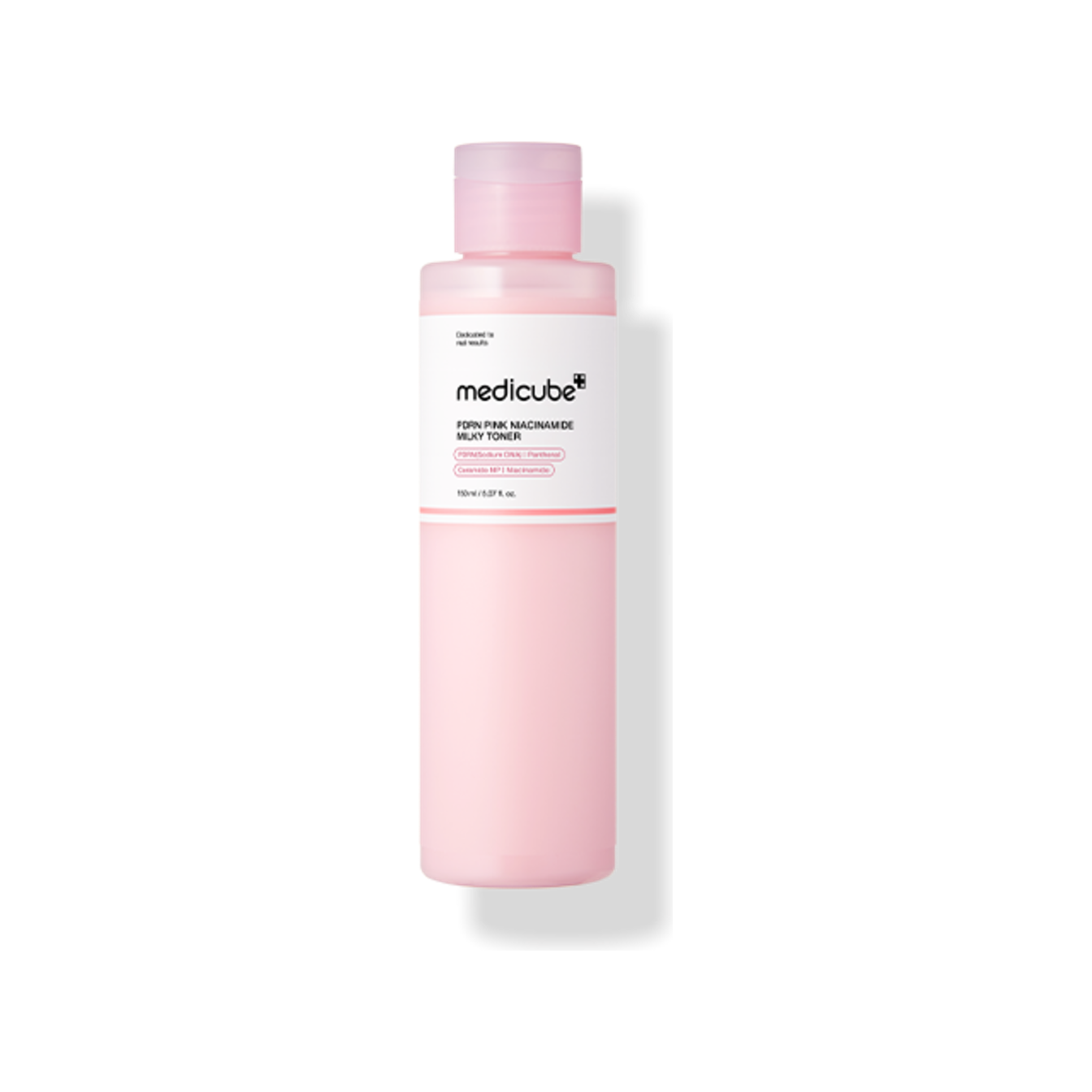 medicube PDRN Pink Niacinamide Milky Toner 150ml | Brightening Toner Essence with Salmon PDRN