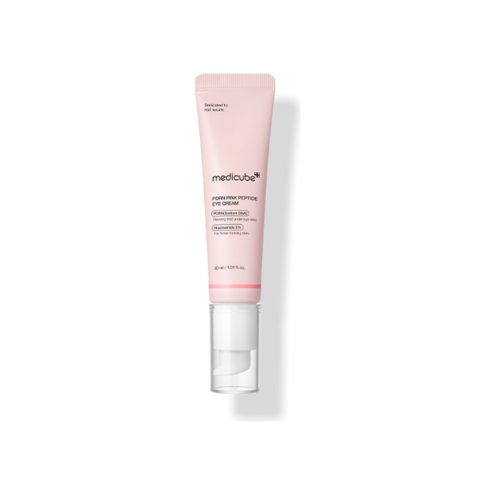 medicube PDRN Pink Peptide Eye Cream 30ml | Brightening & Firming Eye Treatment for Dark Circles