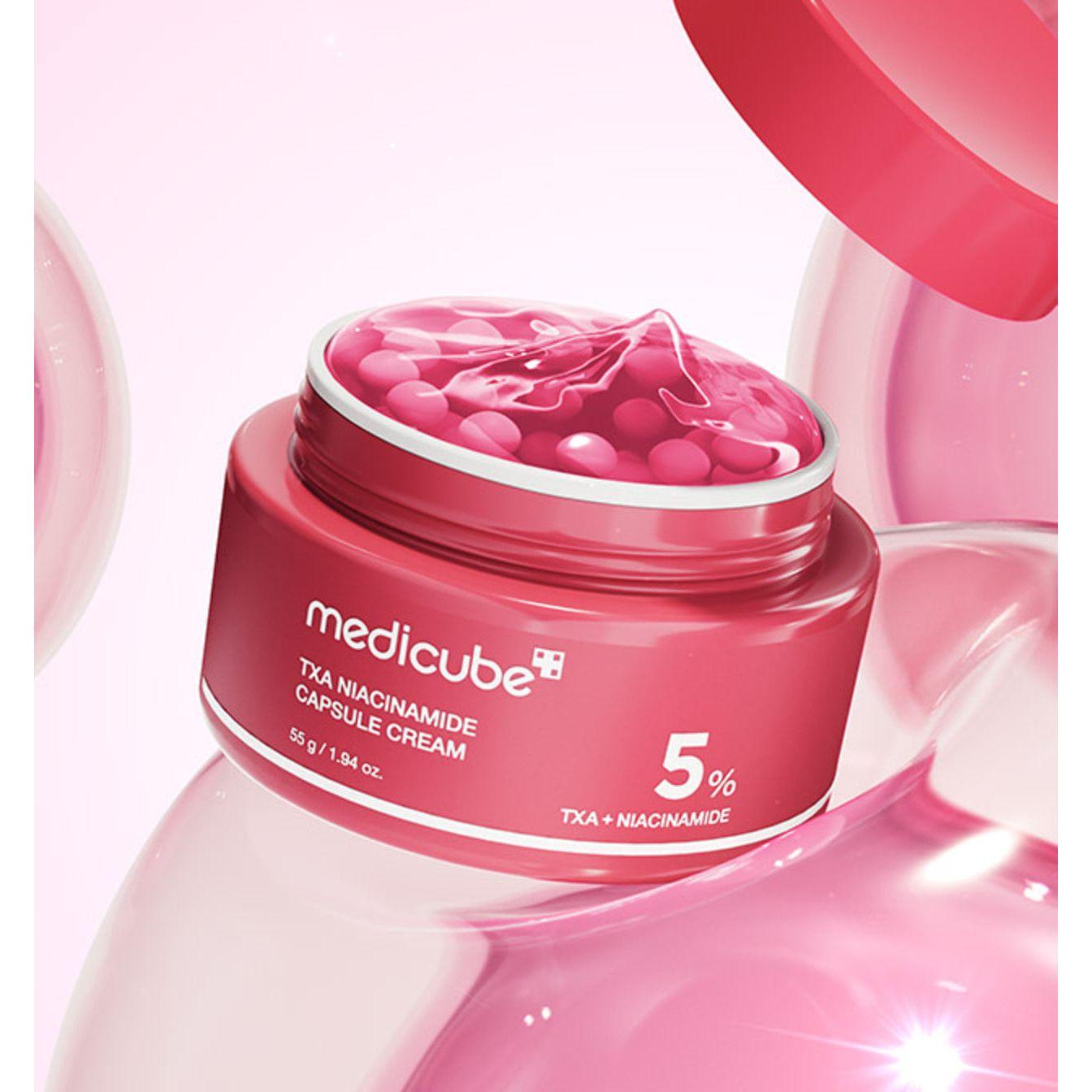medicube TXA Niacinamide Capsule Cream 55g | Brightening Cream for Dark Spots & Uneven Skin Tone