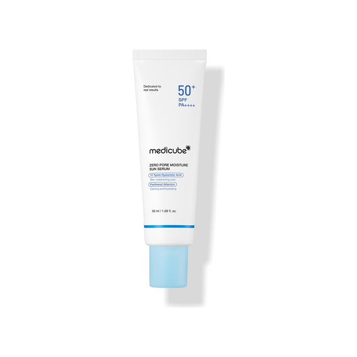 medicube Zero Pore Moisture Sun Serum 50ml | SPF Protection with Hydrating Hyaluronic Acid & Panthenol