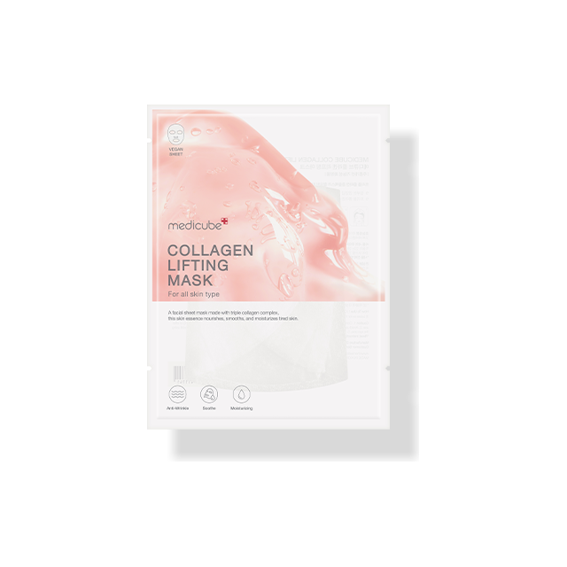 medicube Collagen Lifting Mask 27g x 5 Count| Triple Collagen Firming & Hydrating Sheet Mask