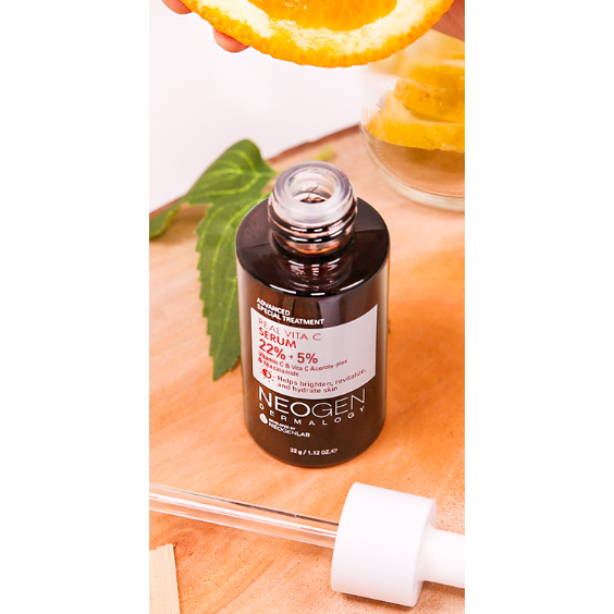 NEOGEN Real Vitamin C Serum 32g | Brightens, Firms & Hydrates with Stabilized 22% Vitamin C