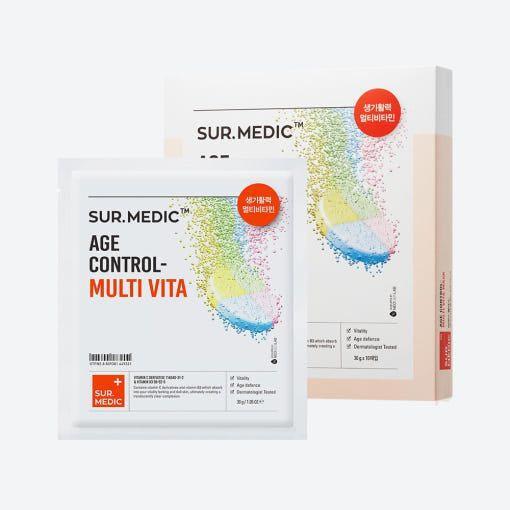 NEOGEN SUR.MEDIC+ Age Control-Multi Vita Mask 30g x 10ea | Radiance-Boosting Vitamin Care