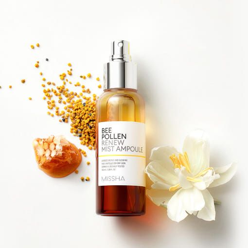 MISSHA Bee Pollen Renew Mist Ampoule | 30% Bee Pollen Complex for Hydration & Glow