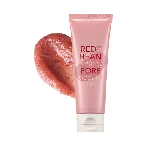 MISSHA Red Bean Retinol Pore Peel To Foam | 3-in-1 Exfoliating Cleanser & Pore Refiner MISSHA