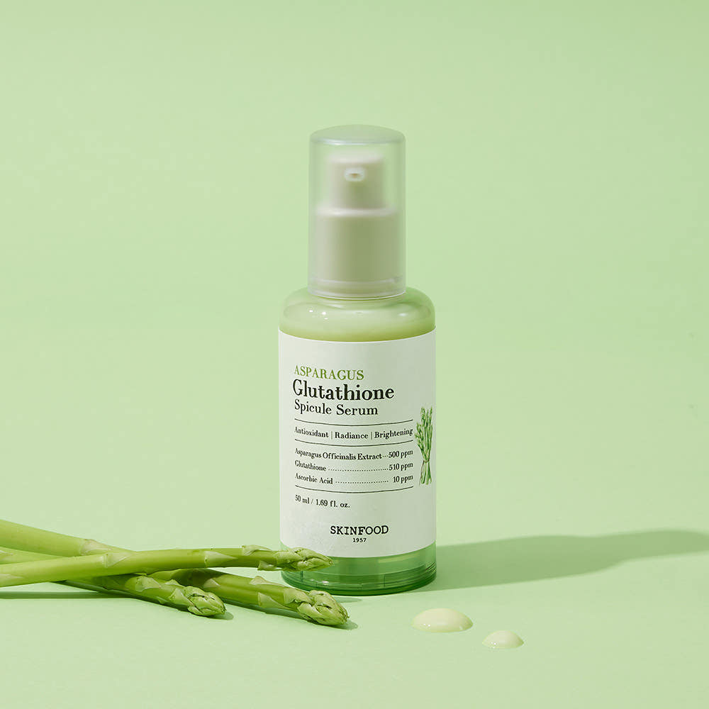 SKINFOOD Asparagus Glutathione Spicule Serum 50ml | Brightening & Firming Antioxidant Serum