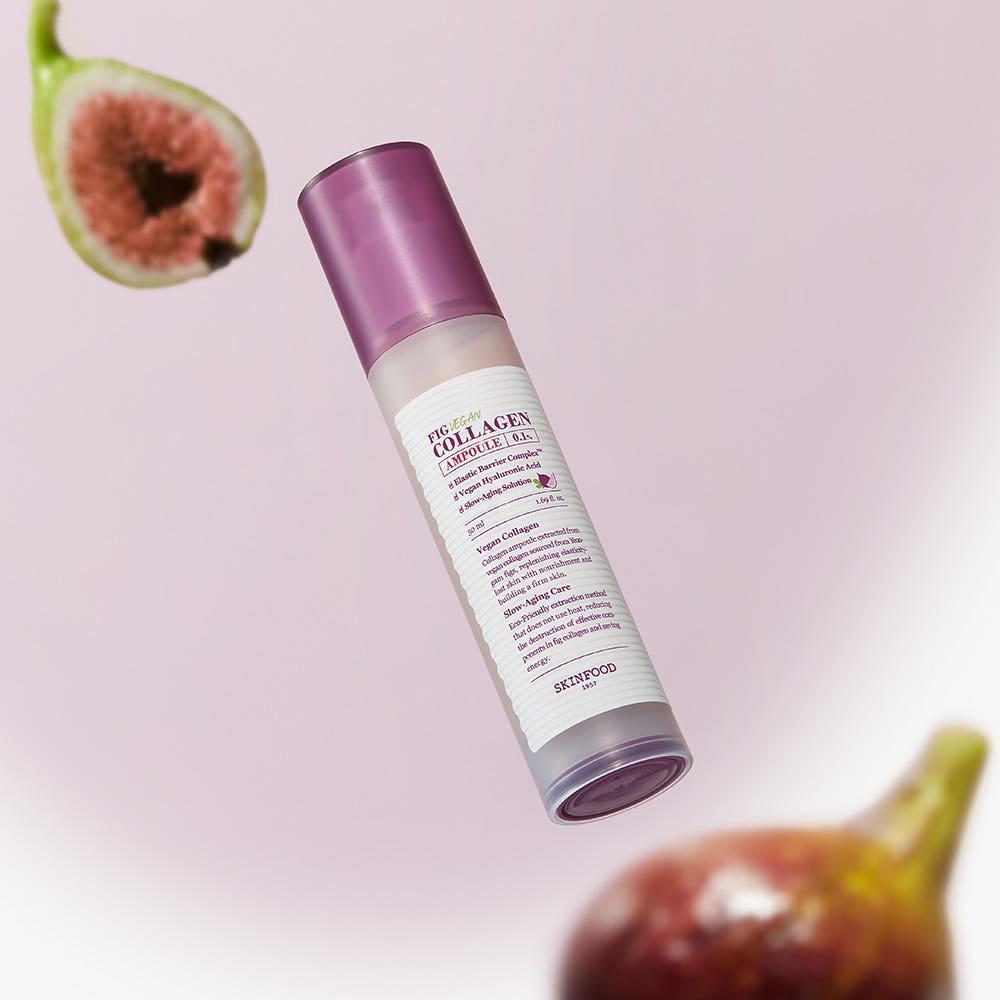 SKINFOOD Fig Vegan Collagen Ampoule  50ml | Firming & Elasticity-Boosting Vegan Serum