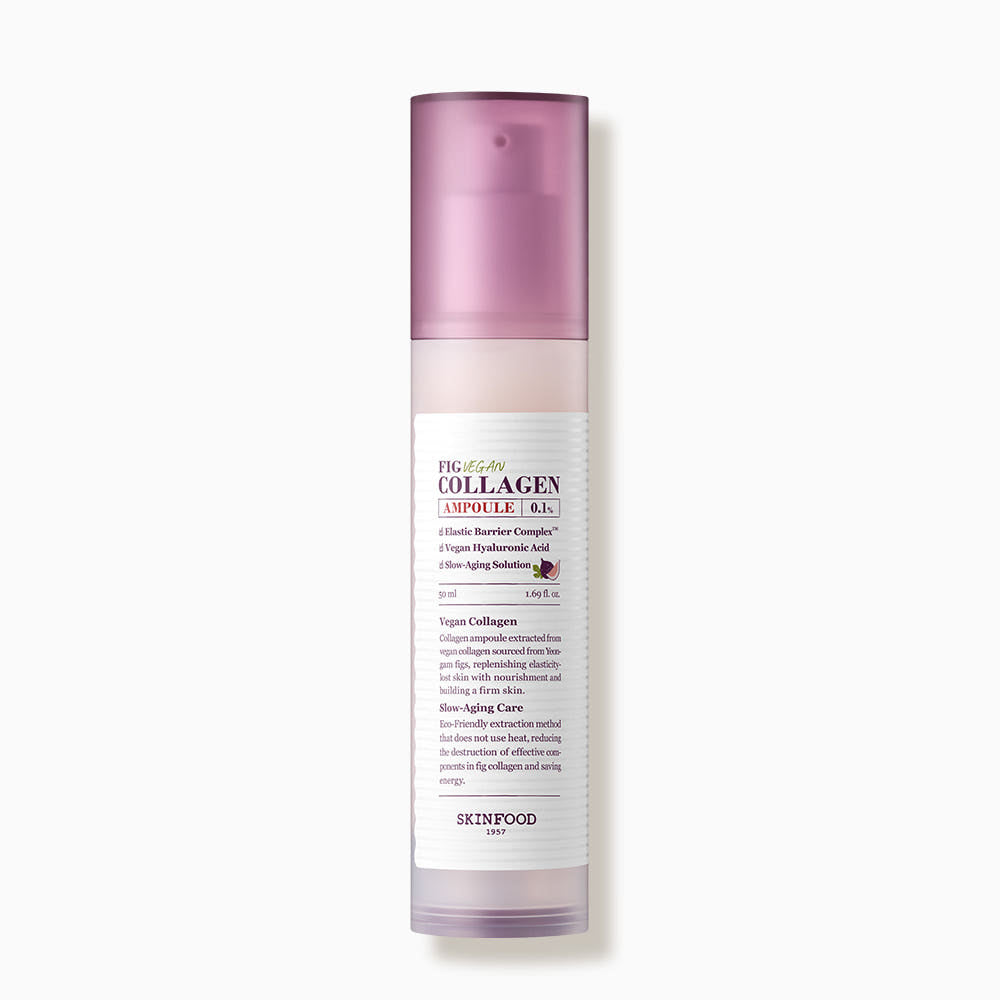 SKINFOOD Fig Vegan Collagen Ampoule  50ml | Firming & Elasticity-Boosting Vegan Serum