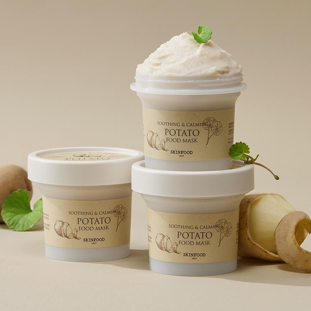 SKINFOOD Potato Food Mask  120g | Calming & Cooling Wash-Off Mask for Redness Relief