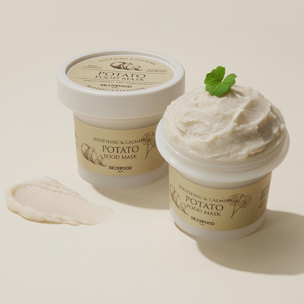 SKINFOOD Potato Food Mask  120g | Calming & Cooling Wash-Off Mask for Redness Relief