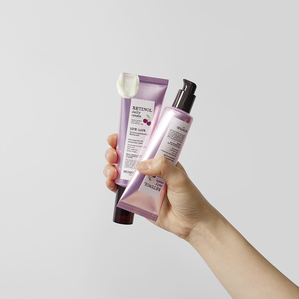 SKINFOOD Black Cherry Retinol Daily Cream | Firm, Brighten & Renew Your Complexion
