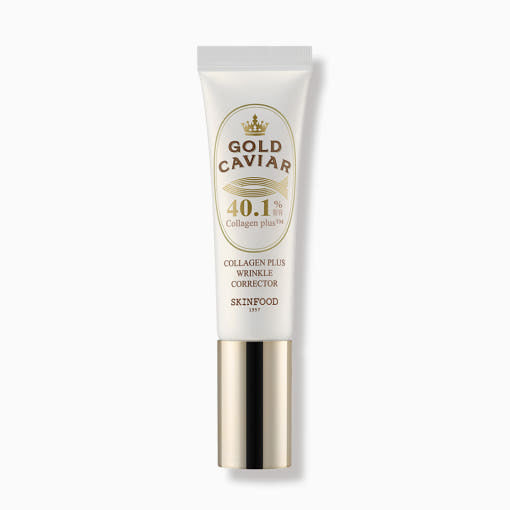 SKINFOOD Gold Caviar Collagen Plus Wrinkle Corrector 30g | Targeted Eye Wrinkle Repair with Collagen, Peptides & Caviar Extract