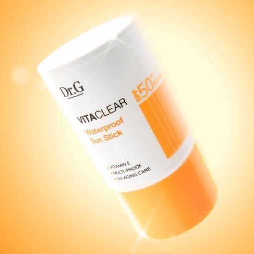 Dr.G Vita Clear Waterproof Sun Stick SPF50+ PA++++ 21g | Ultra-Lightweight, Non-Sticky UV Protection for Sensitive Skin