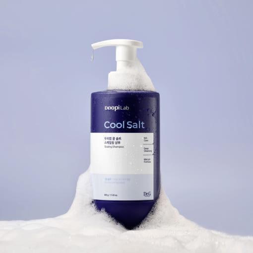 Dr.G Doopi Lab Cool Salt Scaling Shampoo 500ml | Deep-Cleansing Scalp Shampoo with AHA, PHA, BHA &amp; Cool Salt Complex