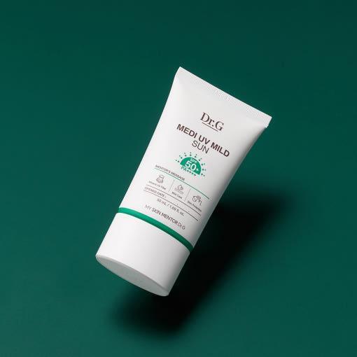 Dr.G MEDI UV MILD SUN SPF 50+ PA++++ 50ml | Daily Broad-Spectrum Korean Sunscreen for Sensitive Skin