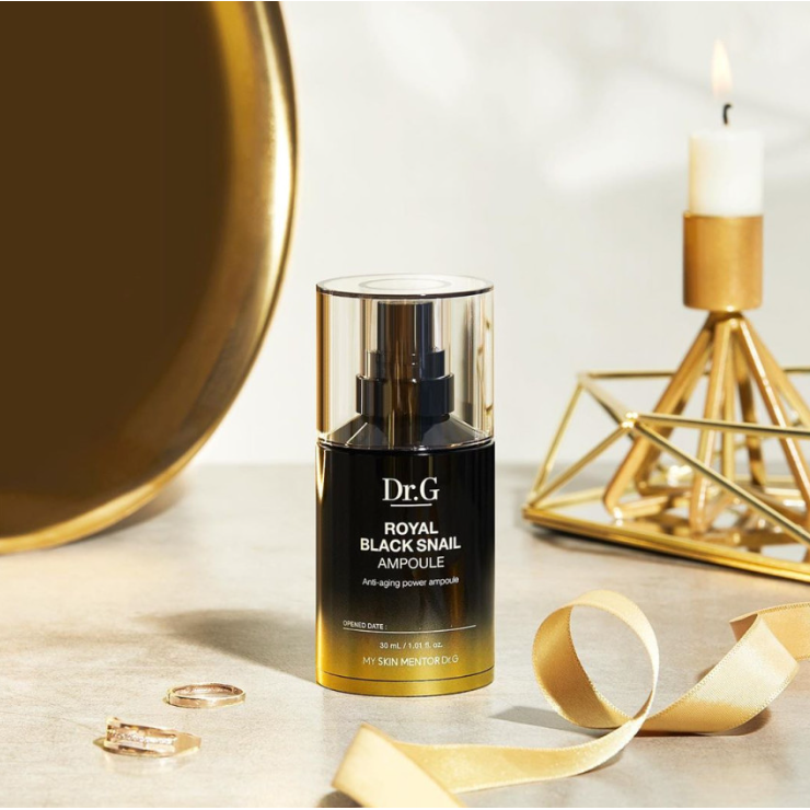 Dr.G Royal Black Snail Ampoule 30ml | Intensive Firming & Brightening Care for Aging Skin