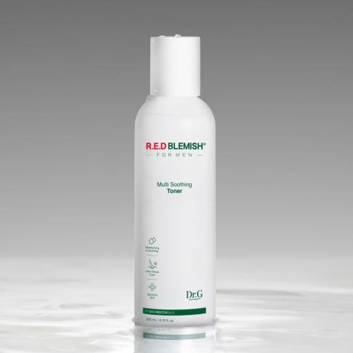 Dr.G RED BLEMISH For Men Multi Soothing Toner 200ml | Aftershave Relief & Hydration for Sensitive Skin