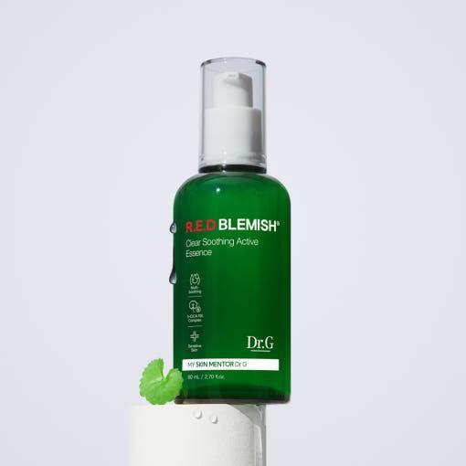 Dr.G RED BLEMISH Clear Soothing Active Essence 80ml | Balancing Essence for Acne-Prone & Sensitive Skin