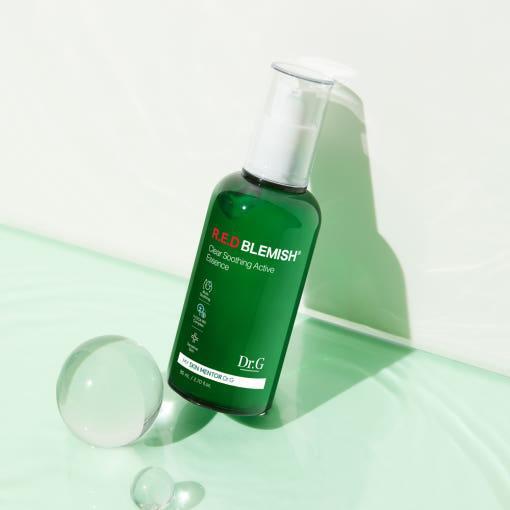 Dr.G RED BLEMISH Clear Soothing Active Essence 80ml | Balancing Essence for Acne-Prone & Sensitive Skin