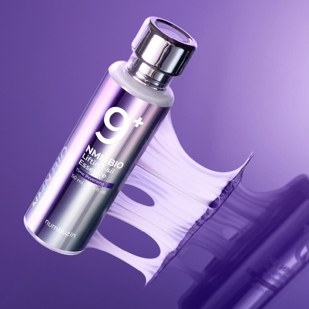 numbuzin No.9 NMN BIO Lifting-Sil Essence 50ml | Advanced Anti-Aging Power with NAD+, Glutathione & 50 Peptides