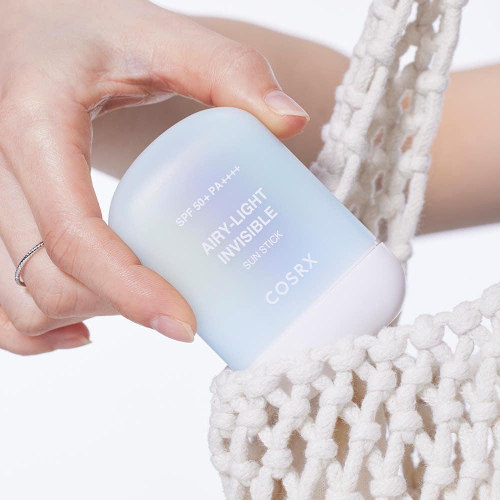 COSRX Airy-Light Invisible Sun Stick SPF50+ PA++++ - 19g | Weightless, Non-Greasy UV Protection