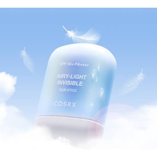 COSRX Airy-Light Invisible Sun Stick SPF50+ PA++++ - 19g | Weightless, Non-Greasy UV Protection