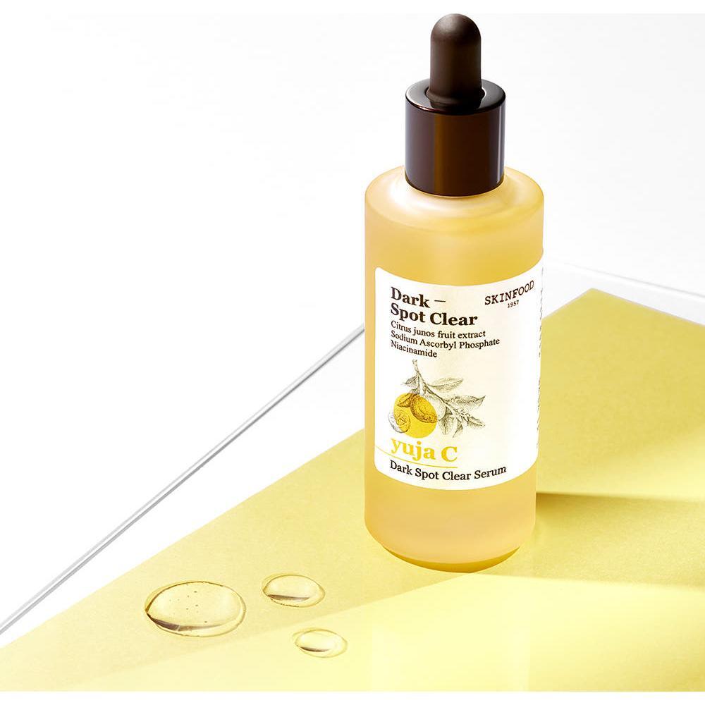 SKINFOOD Yuja C Dark Spot Clear Serum 50ml | Brightening Serum for Blemishes, Freckles & Acne Scars