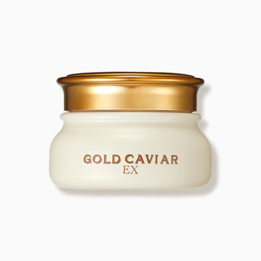 SKINFOOD Gold Caviar EX Cream 50g | Luxury Anti-Aging Moisturiser with Caviar Extract & 24K Gold for Firming & Radiance