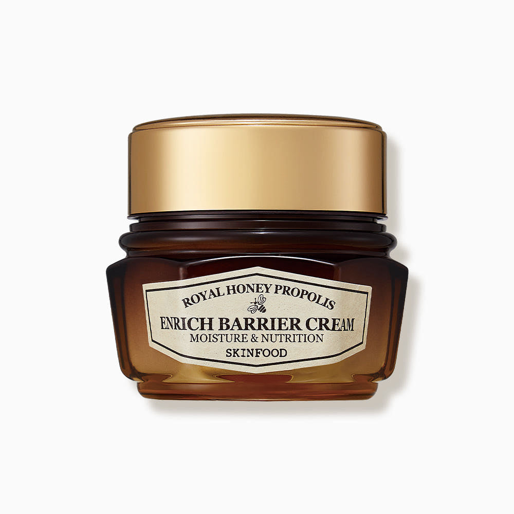 SKINFOOD Royal Honey Propolis Enrich Barrier Cream 63ml | Intense Barrier Repair with 50% Propolis Extract & Cera-Green Complex