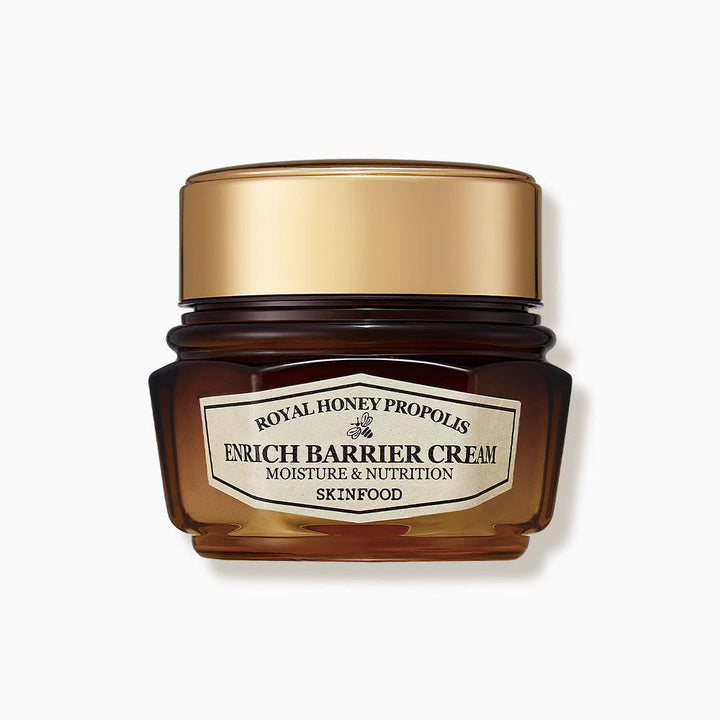 SKINFOOD Royal Honey Propolis Enrich Barrier Cream 63ml | Intense Barrier Repair with 50% Propolis Extract & Cera-Green Complex