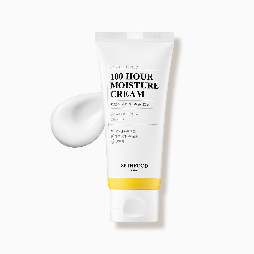 SKINFOOD Royal Honey Moisture Cream 100ml | 100-Hour Hydration with Pure Honey Extract for Long-Lasting Moisture