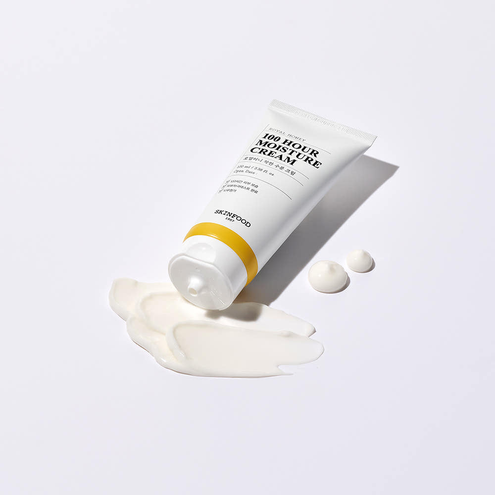 SKINFOOD Royal Honey Moisture Cream 100ml | 100-Hour Hydration with Pure Honey Extract for Long-Lasting Moisture