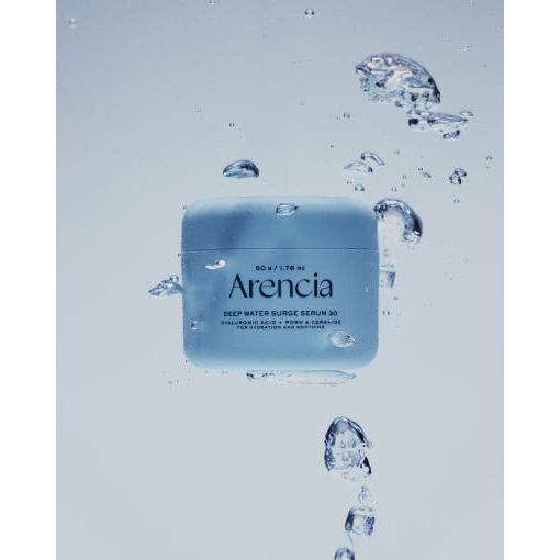 Arencia Deep Water Surge Overnight Serum 30 50g | Intense Nighttime Hydration with Triple Hyaluronic Acid & Cica