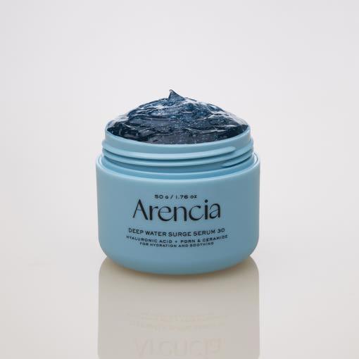 Arencia Deep Water Surge Overnight Serum 30 50g | Intense Nighttime Hydration with Triple Hyaluronic Acid & Cica