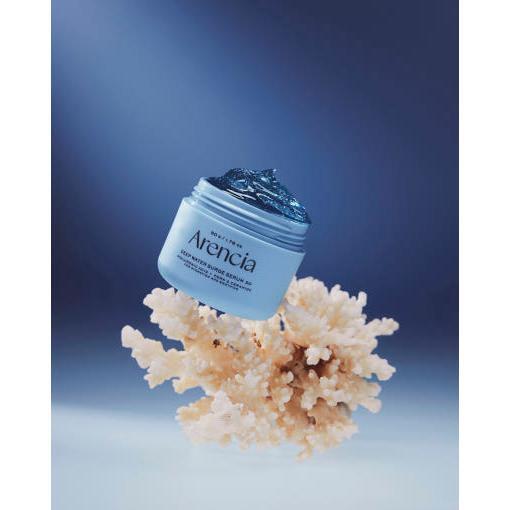 Arencia Deep Water Surge Overnight Serum 30 50g | Intense Nighttime Hydration with Triple Hyaluronic Acid & Cica