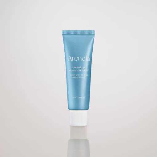 Arencia Deep Water Surge Sun Serum SPF50+ PA++++ 50ml | Weightless Daily UV Protection with Peptides & Soothing Botanicals