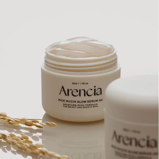 Arencia Rice Mucin Glow Serum 30 50g | Intense Hydration & Radiance with 30% Rice Glow Complex