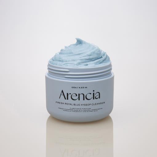 Arencia Royal Blue Hyssop Rice Mochi Cleanser 120g | Brightening & Moisturising Plant-Based Cleanser