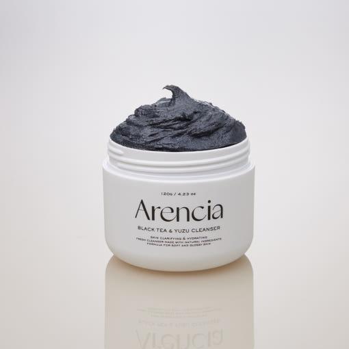 Arencia Black Tea & Yuzu Cleanser 120g | Deep-Cleansing & Radiance-Boosting Facial Polish