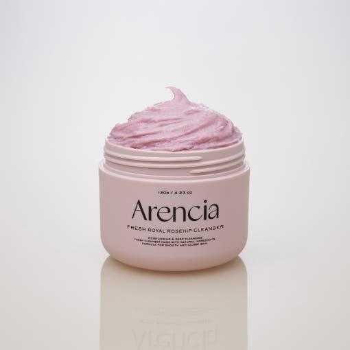Arencia Fresh Royal Rosehip Cleanser 120g | Calming, Hydrating Cleanser for Sensitive Skin