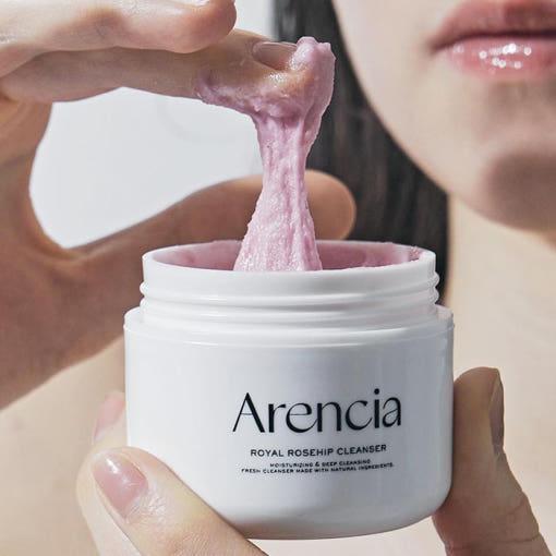 Arencia Fresh Royal Rosehip Cleanser 120g | Calming, Hydrating Cleanser for Sensitive Skin