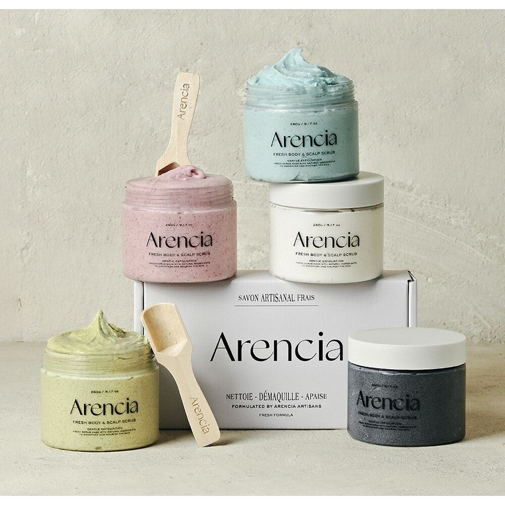 Arencia Fresh Cloud Body Scrub 260g (5 Types) | Luxurious Exfoliation & Deep Hydration