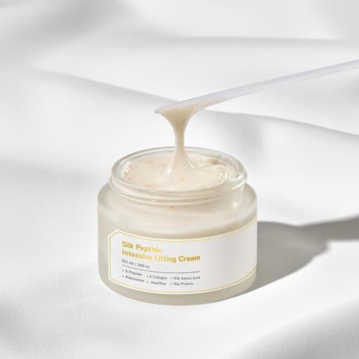 SUNGBOON EDITOR Silk Peptide Intensive Lifting Cream 50ml | Anti-Aging Moisturiser with Peptides, Ceramides & Hyaluronic Acid