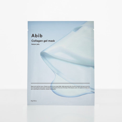 Abib Collagen Gel Mask #Sedum Jelly – Brightening & Firming Vegan Hydrogel Mask – 35g x 10ea