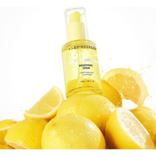 BRINGGREEN Super Lemon Glutathione Brightening Serum – 50ml | Fast-Absorbing Gel Serum for Radiant Skin
