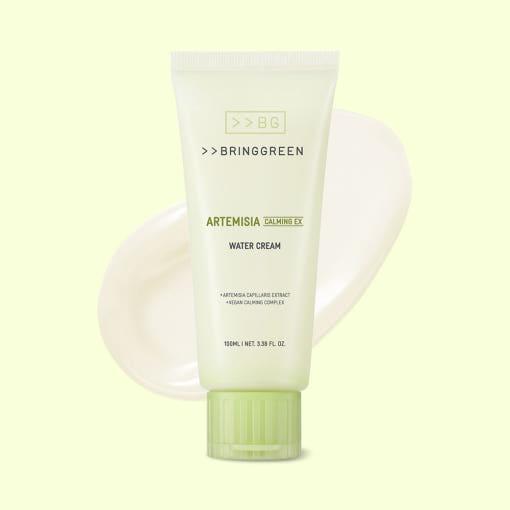 BRINGGREEN Artemisia Calming EX Water Cream – 100ml | Vegan Soothing Gel Moisturiser for All Skin Types