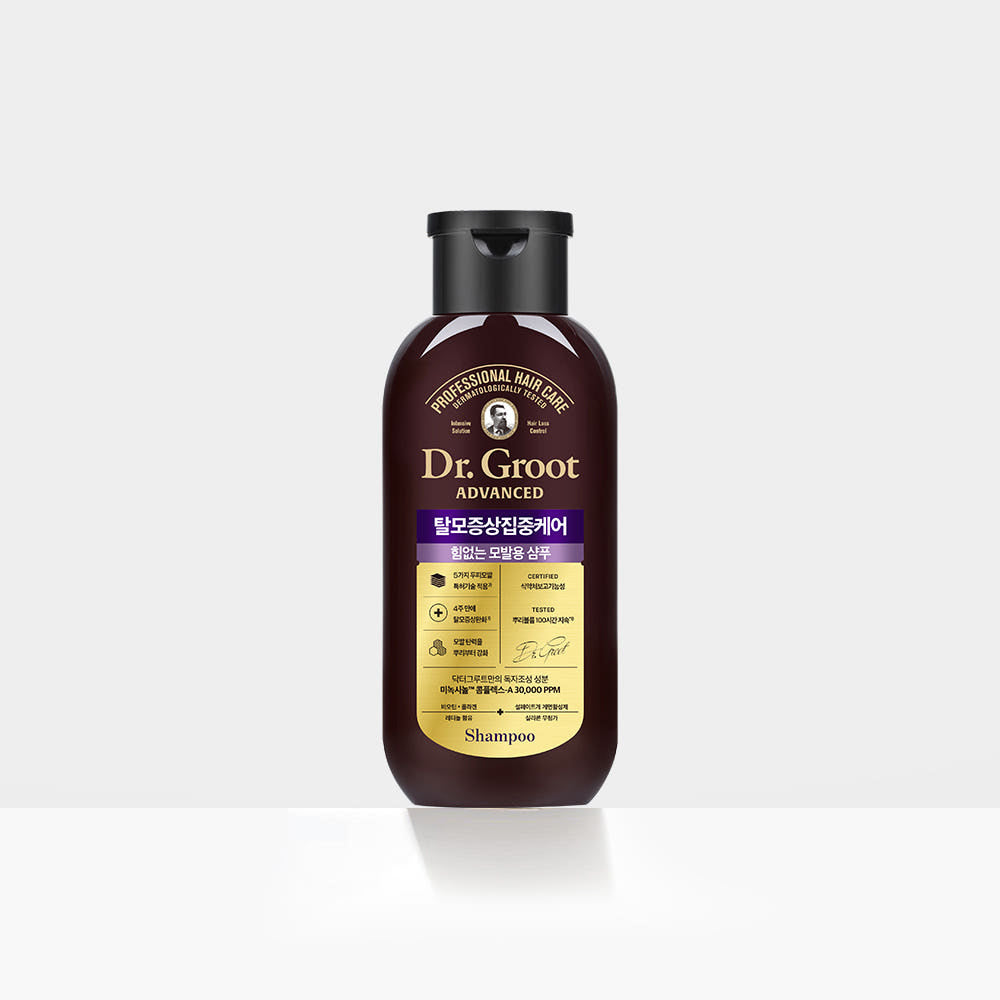Dr.Groot Advanced Hair Loss Care Shampoo – 180ml | Strengthening Cleanser for Thinning, Damaged Hair
