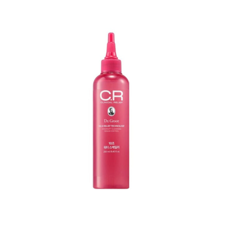 Dr.Groot Clinical Relief Scaler – 250ml | Pre-Shampoo Scalp Detox for Flakes, Oil & Buildup